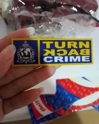 Sticker Sticker Plat Turn Back Crime 1 img_20160228_094153