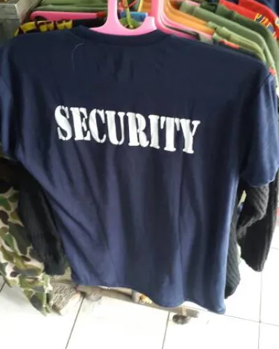 Security / Satpam Kaos Oblong Security Logo 2 kaos_oblong_security_1