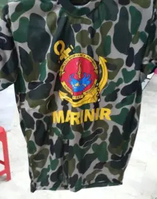 Kaos Loreng Marinir Logo