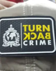 Patch Turn Back Crime Logo